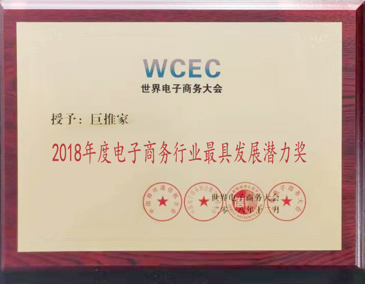 2018年度电子商务行业最具发展潜力奖
